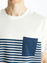 LC Waikiki Crew Neck Short Sleeve Striped Combed Cotton Men's T-shirt